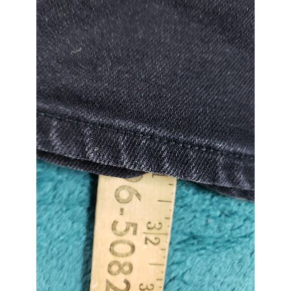 Old Navy Jeans Sz 20 Long Womens Black Stretch Pants Mid Rise Denim Bootcut - Picture 8 of 12
